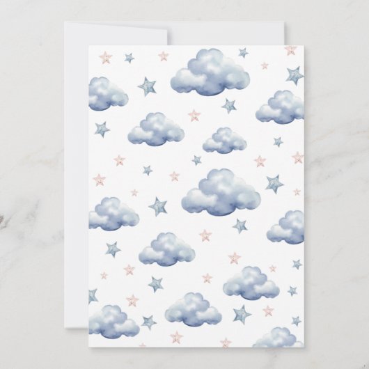 最初の1歳の誕生日サファリワイルドワン動物 招待状 (裏面)