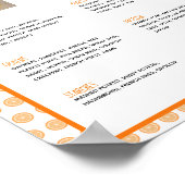 最初の100フーズ少年ベビー離乳 ポスター (角)