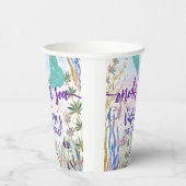 最初の1stワンダーザシー誕生日マーメイドグリッター 紙コップ (右)