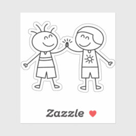 最初の5つの平和の幸せな愛をバンプ シール