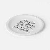 最初の60年間の小児紙プレート ペーパープレート (アングル)