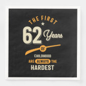 最初の62年 – 62番目の誕生日ギフト (正面)