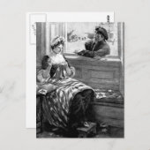 最初のflag_Warイメージを作っているBetsy Ross ポストカード (正面/裏面)