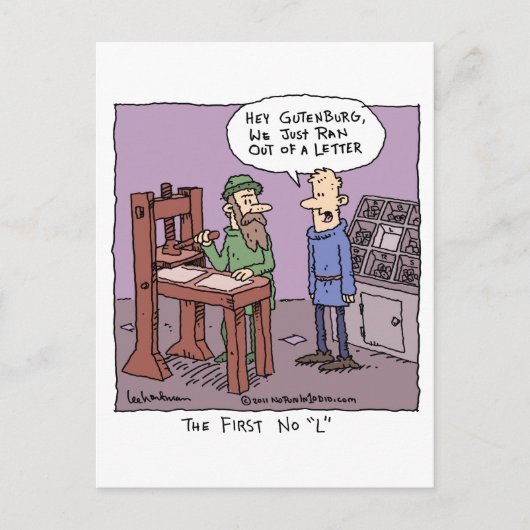 最初のNo "L" ポストカード (正面)