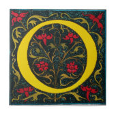 最初のO、1520. タイル (正面)