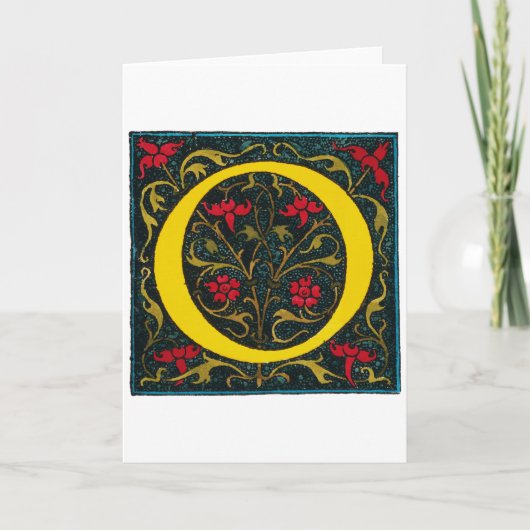 最初のO、1520. ノートカード (正面)