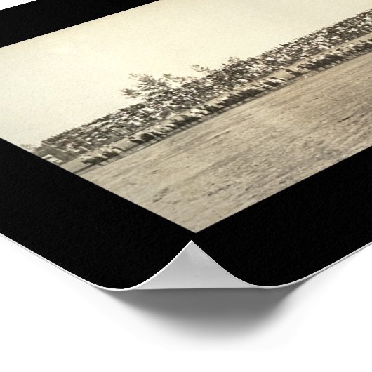 最初のPendleton Rodeo写真1911 ポスター (角)