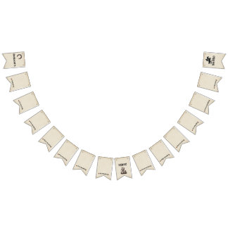 最初のRodeo Bunting Bannerの毎月のマイルストーン バンティングフラッグ