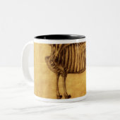 最初のSkeleのためのジョージStubbsの|終えられた勉強 ツートーンマグカップ (正面左)