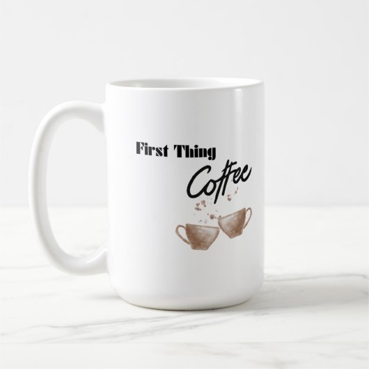 最初のThing Coffee コーヒーマグカップ (左)