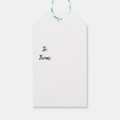 最初はコキト・サンタ ギフトタグ (裏面)