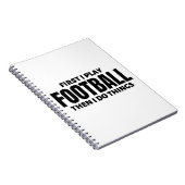 最初はサッカー遊だ。それから私は物事をする。 ノートブック (右側)