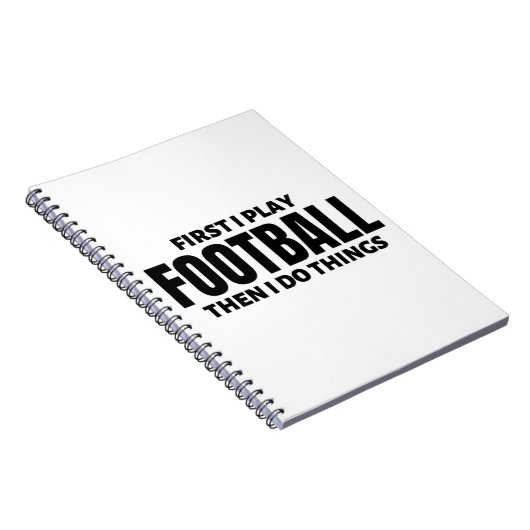 最初はサッカー遊だ。それから私は物事をする。 ノートブック (右側)