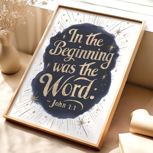 最初はヨハネ1:1という言葉だった ポスター