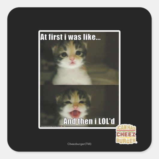 最初は私は似ていた スクエアシール (正面)