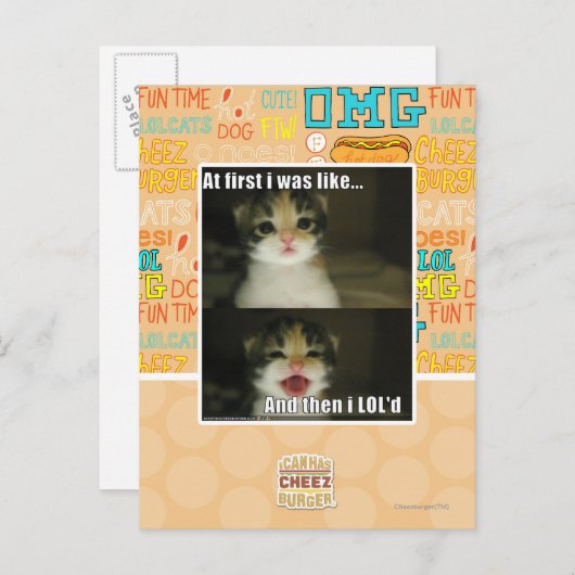 最初は私は似ていた ポストカード (正面/裏面)