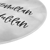 最初はBismillahイスラムのテーブルデコール カッティングボード (角)