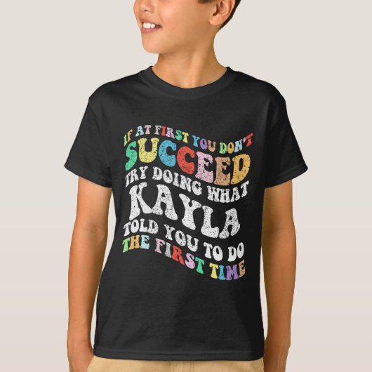 最初もしはカヤラを実行して成功しない Tシャツ (正面)