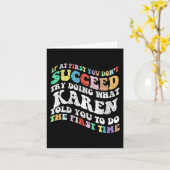 最初もしはカレンが何をしようとしても成功しない カード (黄色い花)