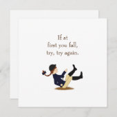 「最初もしは秋して、もう一度やってみよう。」 馬術 (正面/裏面)