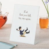 「最初もしは秋して、もう一度やってみよう。」 馬術 台座サイン (インサイチュ)