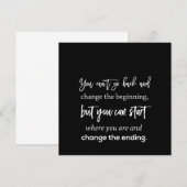 最初を変えることはできない 招待状 (正面/裏面)