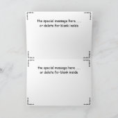 最初カスタムの父の日、父親愛父なる シーズンカード (内部)