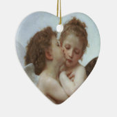 最初キス-美しい天使の絵画 セラミックオーナメント (右)