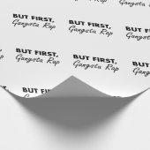 最初ギャングの叩く音 ラッピングペーパー (角)