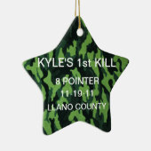 "最初シカ"のオーナメント セラミックオーナメント (右)