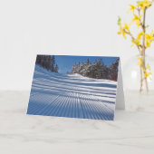 最初スキートラック カード (黄色い花)