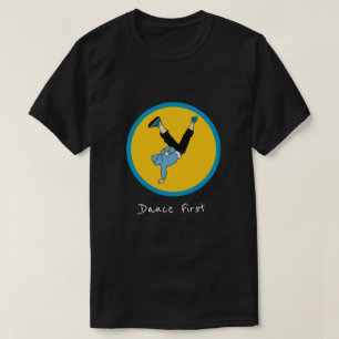 最初スローガンのヒップホップの通りのスタイルのダンサーを踊って下さ Tシャツ