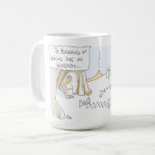 最初ドッグショー-マグ コーヒーマグカップ (正面左)