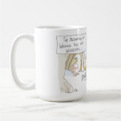 最初ドッグショー-マグ コーヒーマグカップ (左)