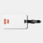 最初バイオリンの荷物のラベル ラゲッジタグ (裏面横)