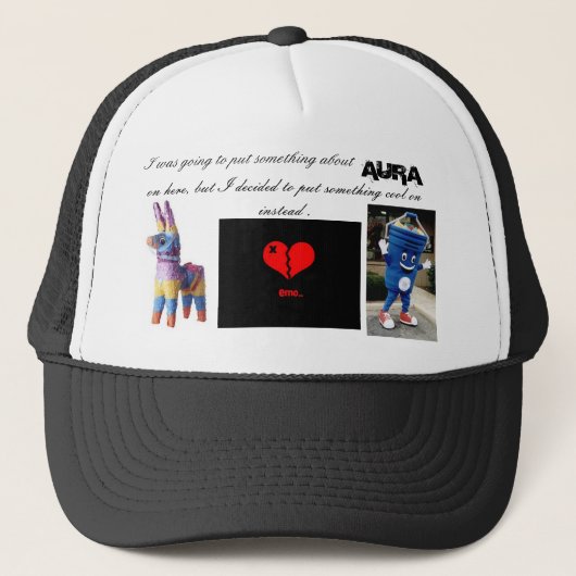 最初パロディの帽子 キャップ (正面)