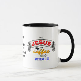 最初パーソナライズされたにイエス、次にコーヒー マグカップ