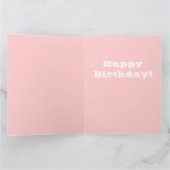 最初パーソナライズされたの誕生日 カード (内部)