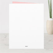 最初パーソナライズされたの誕生日 カード (裏面)