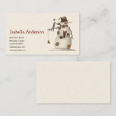 最初フロスト · 雪だるま及びカラス 名刺 (正面/裏面)