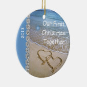 最初休日は一緒に2013年のカスタムなORNAMENを浜に引き上げます セラミックオーナメント (右)