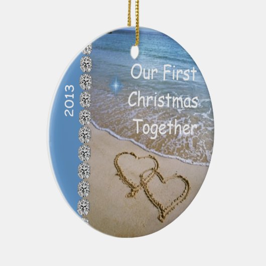 最初休日は一緒に2013年のカスタムなORNAMENを浜に引き上げます セラミックオーナメント (右)