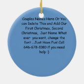 最初休日は一緒に2013年のカスタムなORNAMENを浜に引き上げます セラミックオーナメント (裏面)