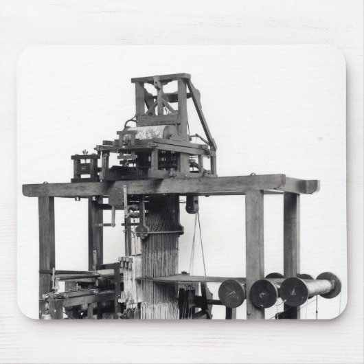 最初十分に自動化された織機 マウスパッド (正面)