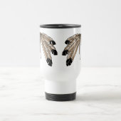 最初国家のギフトの天然芸術のタンブラー トラベルマグ (中央)