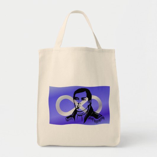 最初国家のトートバックのMetisの旗の買い物袋 トートバッグ (正面)