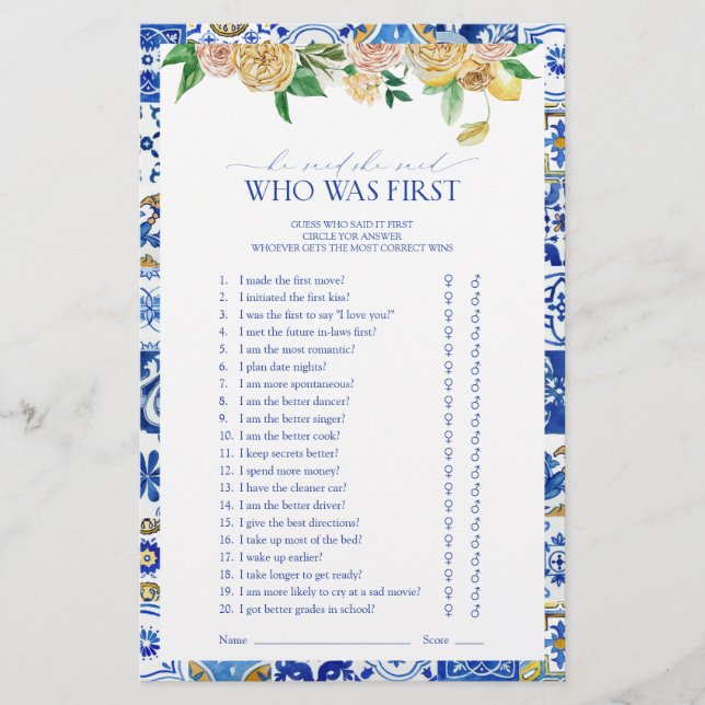 最初地中海ののブライダルシャワー (正面)