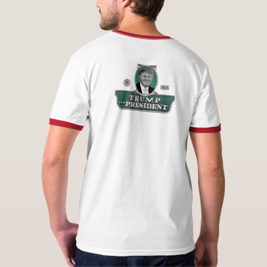 最初女性のためのMelania Tシャツ (裏面フル)