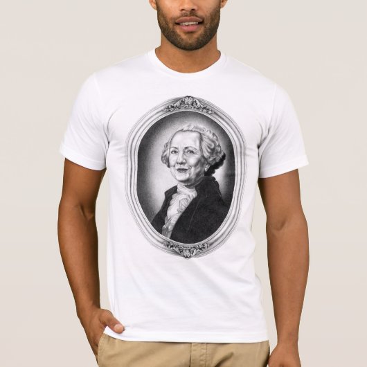 最初女性(人のワイシャツ) Tシャツ (正面)