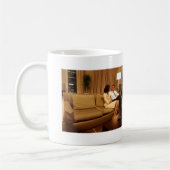 最初家族、オバマ旅行 コーヒーマグカップ (左)